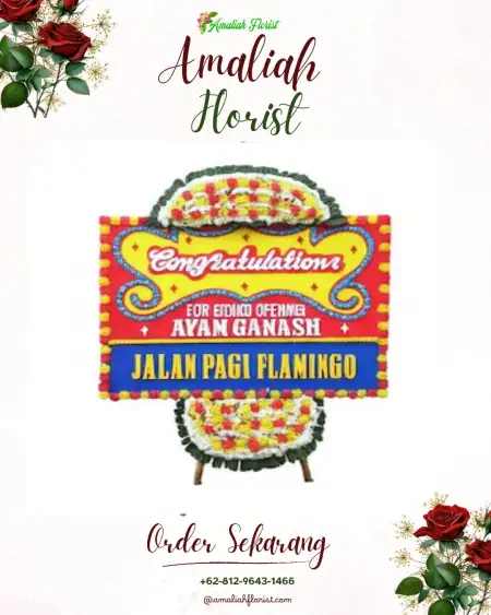 Sewa Papan Bunga Sindulang